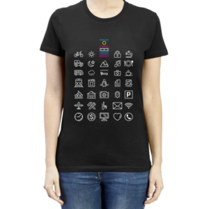 Maglia Donna - Icons - Nera